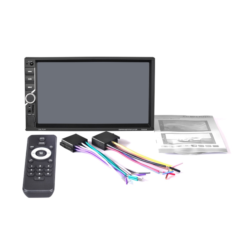 Neue 7'' Auto MP5 Player Auto Stereo Bluetooth Fm Audio Player Unterstützung Rückansicht Kamera Auto Elektronik Auto Zubehör: Default Title