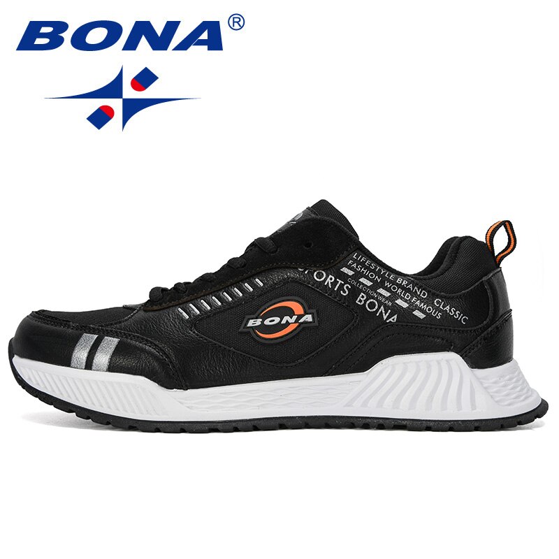 BONA Sport Shoes Men Running Shoes Breathable Zapatillas Hombre Deportiva Comfy Men Footwear Trainer Sneakers