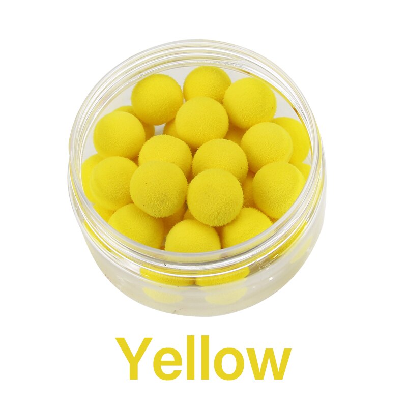 Mosodo carpe pêche bouillettes flotteur perles Eva Pop Up 10mm 12mm 14mm appât insipide 32 pièces 30 pièces 26 pièces Popup leurre pêche: yellow carp boilies / 12mm