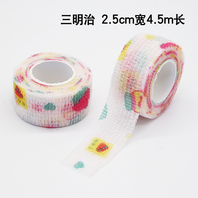 1 Rolle Fingerverband, elastisches Klebeband, Verband, Gips, selbstklebendes Wundband, Patch, Verband, Gipsverbände: Weiß