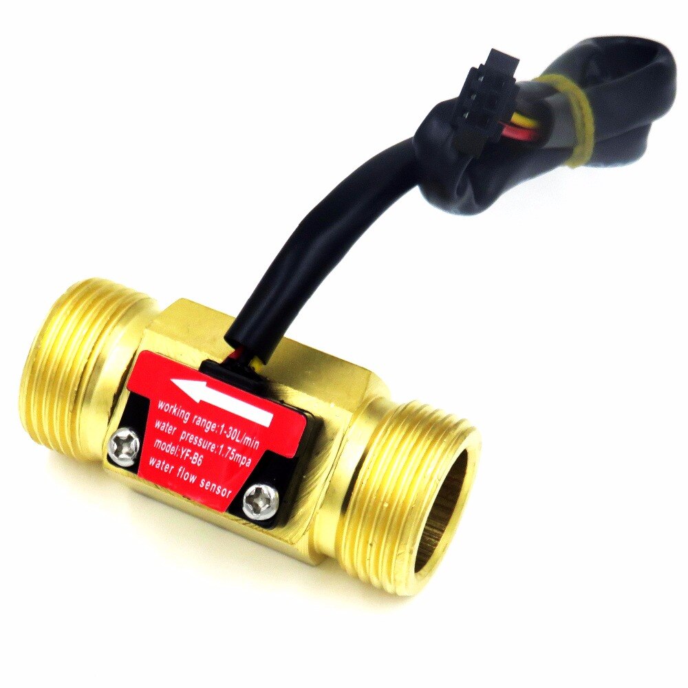 Us211m virtausmittaria ja yf -b6 veden veden virtausanturi 2-45l/ min  g3/4 " virtausnäyttö summain halpa virtausmittari