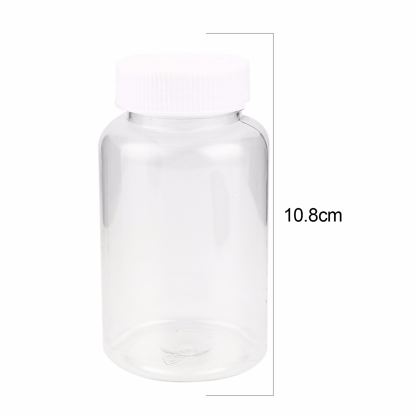 10PCs 15ml-300ml Transparent Clear PET Bottles Storage Loose Spacer Beads Wishing Bottles Empty Spice Bottles Jars DIY Crafts: 200ml