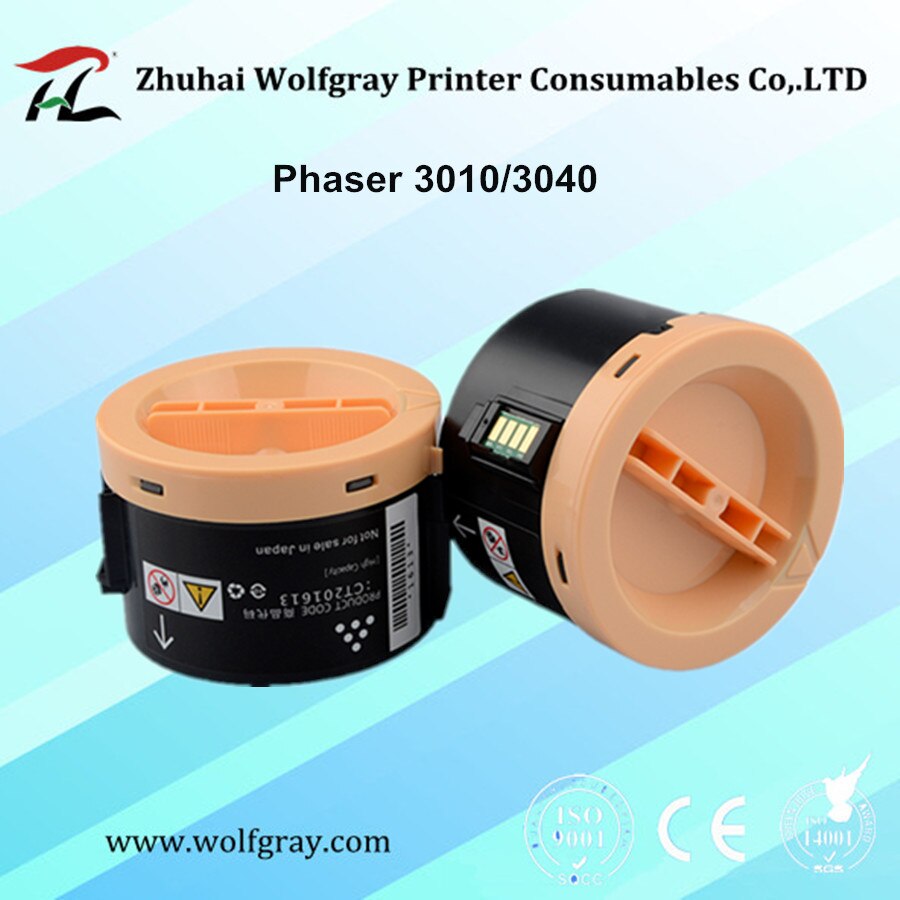Yi le cai 2pk kompatibel tonerpatron til xerox phaser 3010 3040 3045 printer 106 r 02183 106 r 02182