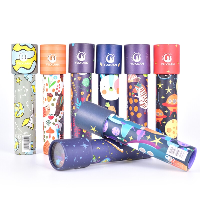 Imaginative Fancy World Colorful CartoonKaleidoscope Magic Toddler Sensory Educational Toys For Children Birthday Toy