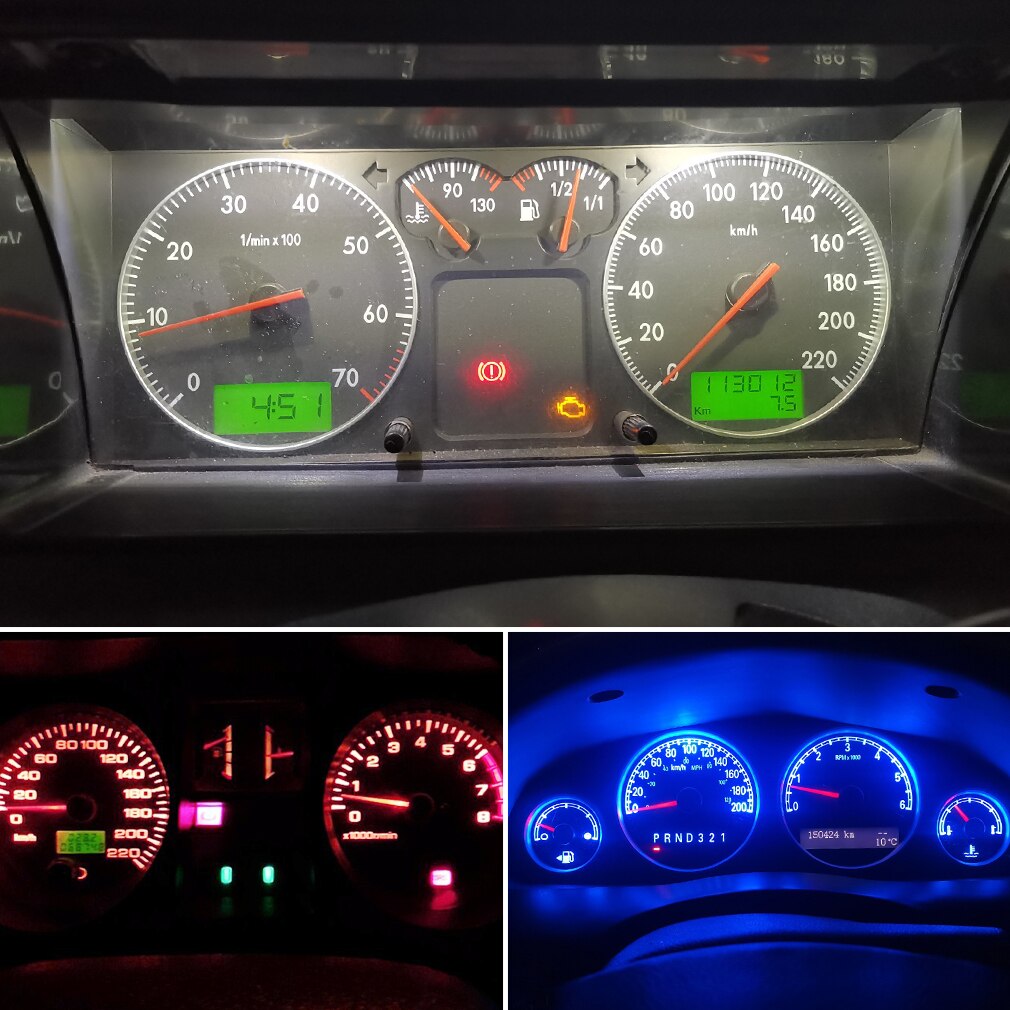 10 pièces T3 LED 3030 SMD ampoule LED T4.2 T4.7 indicateur ampoule voiture tableau de bord voyant d'avertissement Instrument lampe Auto lampe