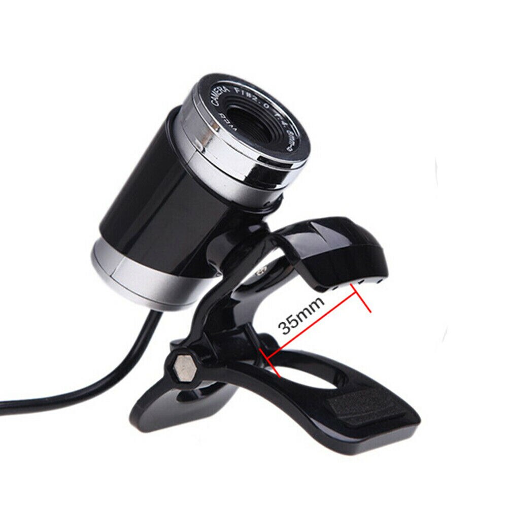 HD Webcam Desktop Laptop Web Camera Built-in Microphone Rotatable 360 Degrees for LCD Screen Notebook FAS6: Default Title