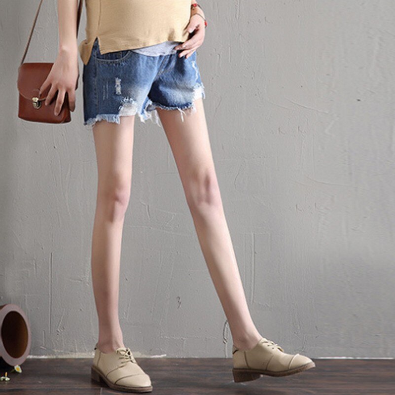 Plus Size Maternity shorts for Pregnant Women denim shorts Loose pants Pregnancy Clothes Spring Summer Jeans L-7XL 100kg