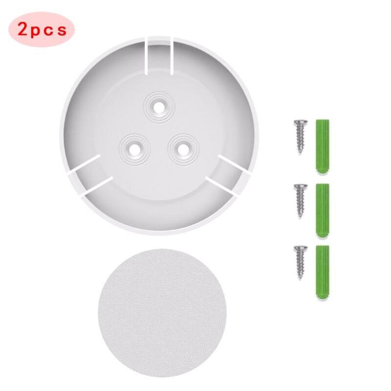 Soporte de montaje en pared para cámara de plástico giratorio de 360 grados, accesorios para cámara de seguridad Mi/Yi Smart Home, 2 unidades