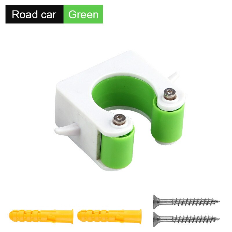 Bicycle Parking Rack Portable Mountain Bike Wall Buckle Mount Hook Indoor Screw Vertical Bike Storage Cycling Road Display Stand: Road Type Green