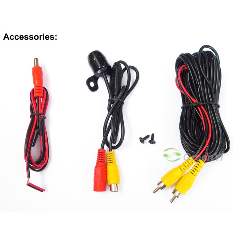 Greenyi waterdichte achteruitrijcamera voor auto's met 480 tv rijen beugelmontage