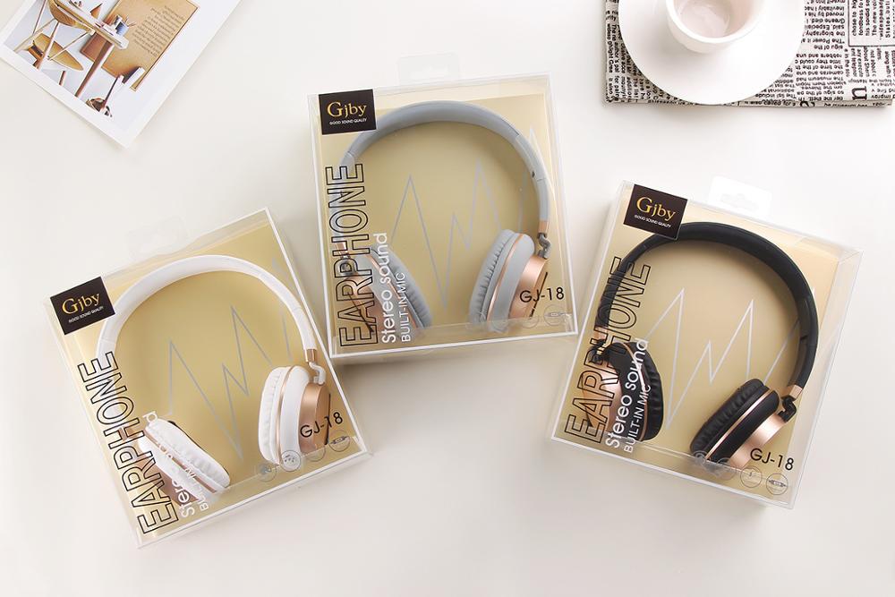 Luxe hoofdband bedrade hoofdtelefoon met microfoon draagbare opvouwbare on-ear hoofdtelefoon met microfoon voor telefoons xiaomi pc  mp3 meisjes