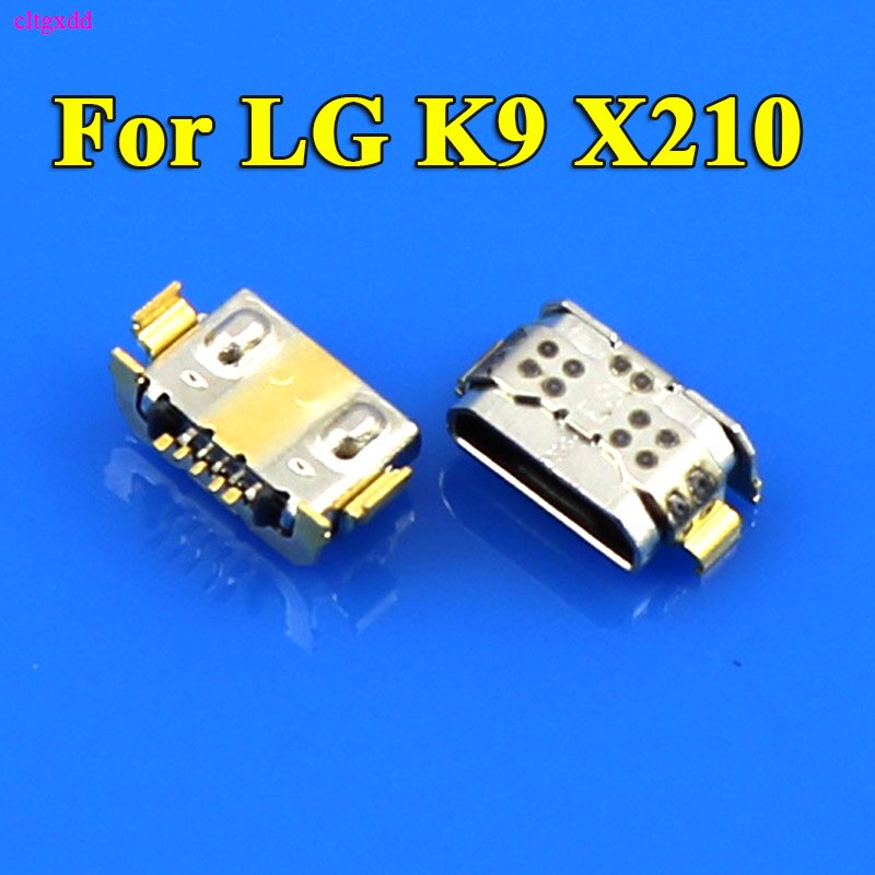 Conector de puerto Micro USB para LG K9 X210 LM-X210EM LMX210EM, cargador, 50 / 100 Uds.