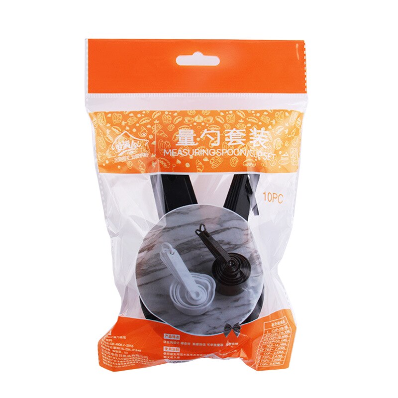 10pcs/set Measuring Cups And Measuring Spoon Scoop Food Grade Measuring Scoops Scale Kitchen Gadgets Baking Accessories