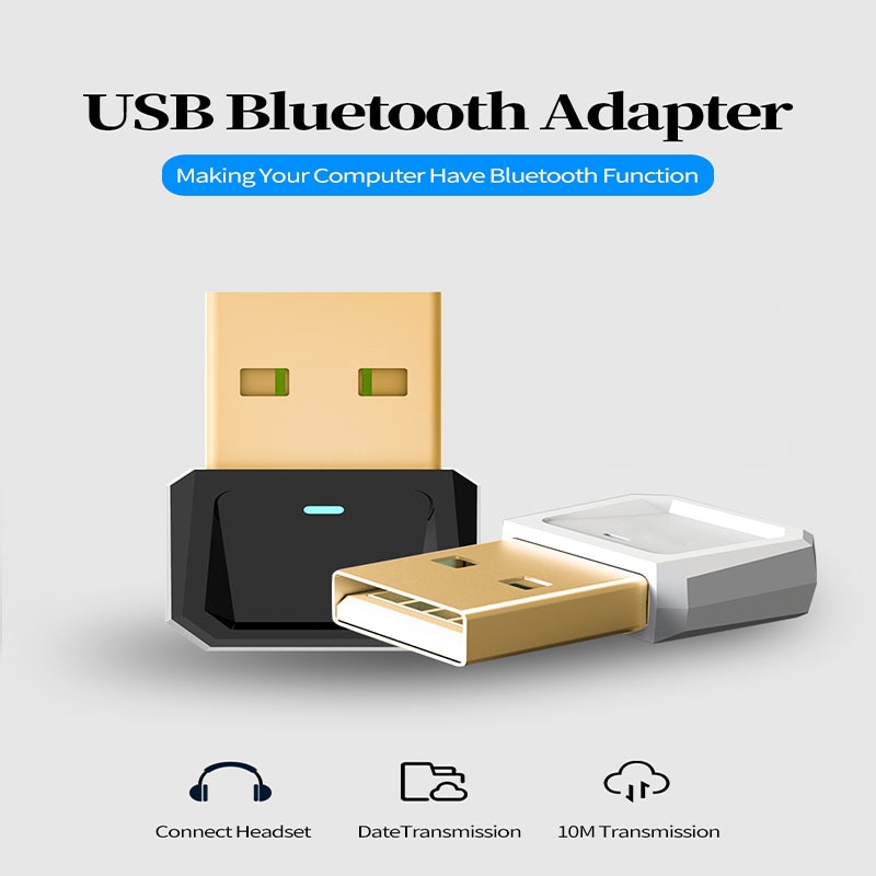 Mini Audio Adapter Usb Bluetooth 5.0 Adapter Bluetooth Dongle 5.0 Zender Bluetooth Ontvanger Voor Computer Pc Laptop Muziek