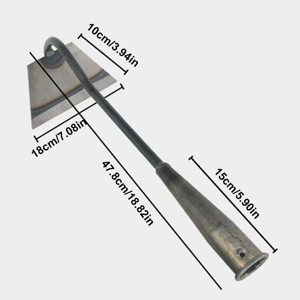 All-steel Hardened Hollow Hoe Handheld Weeding Rake Planting Vegetable Farm Garden Agriculture Tool Weeding Tools Accessories