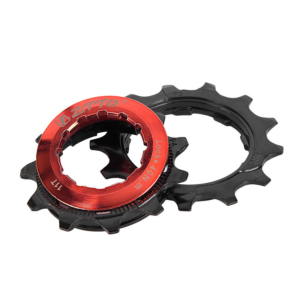 ZTTO 8 Speed Cassette 11-40 T Wide Ratio Freewheel Mountain Bike MTB Bicycle Cassette Flywheel Sprocket Compatible with Sunrace