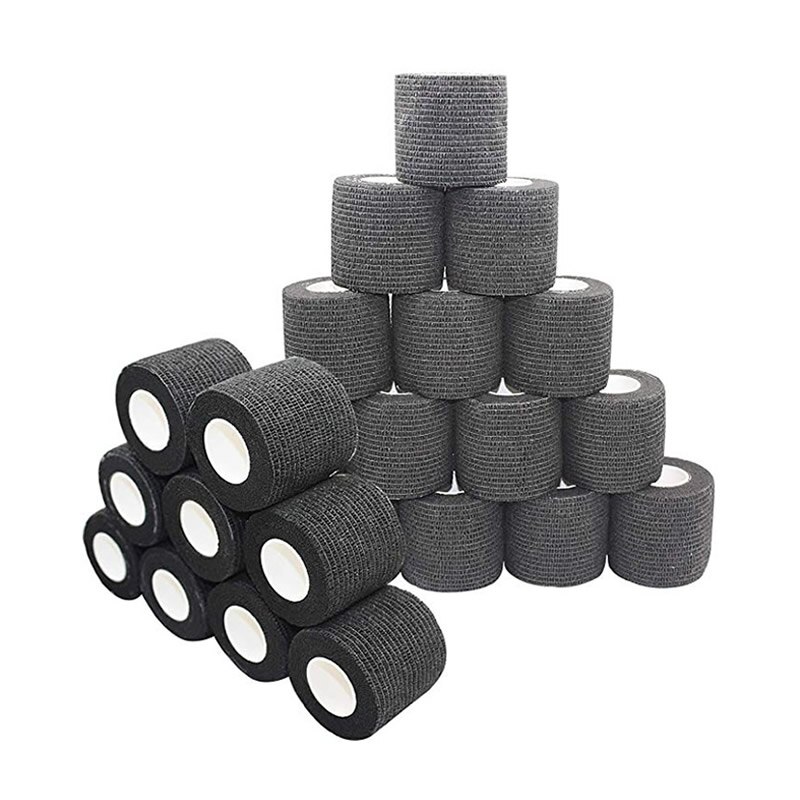 24 Rolls Of Self-Adhesive Bandage 5cm*4.5m Emergency Tape Elastic Self-Adhesive Tape, Suitable For Sports Wrists And Ankles: HN-101