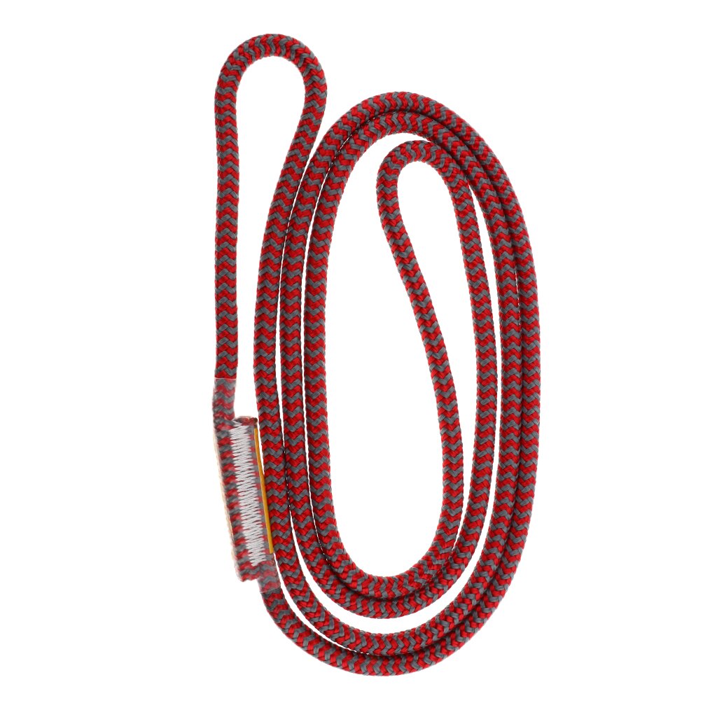 25KN 8mm 100cm Prusik Knoten Reibung Hitch Seil Schleife für Baumpfleger Klettern Höhlenforschung Ziplining: Rot