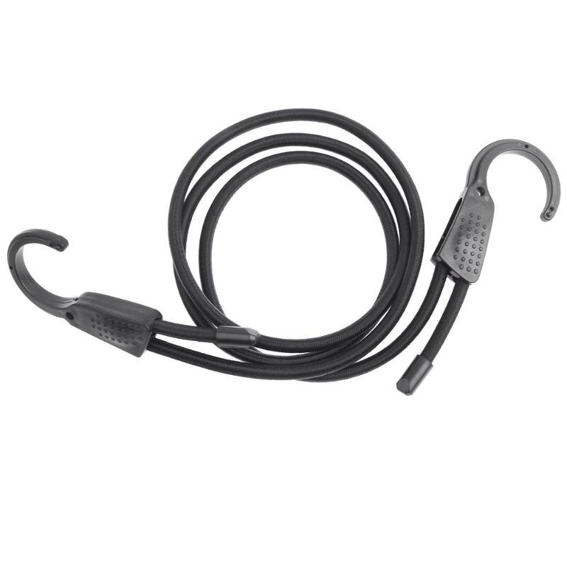 Universal Car Adjustable Elastic Bungee Shock Cord Strap Adjustable Bungee Cord with Extra Wide Opening Steel Hooks