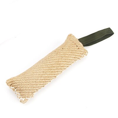 Durable Small Dog Training Bite Tug Toy Beige Chew Dog Interactive Pet Toy German Shepherd Training Dog Toy: S