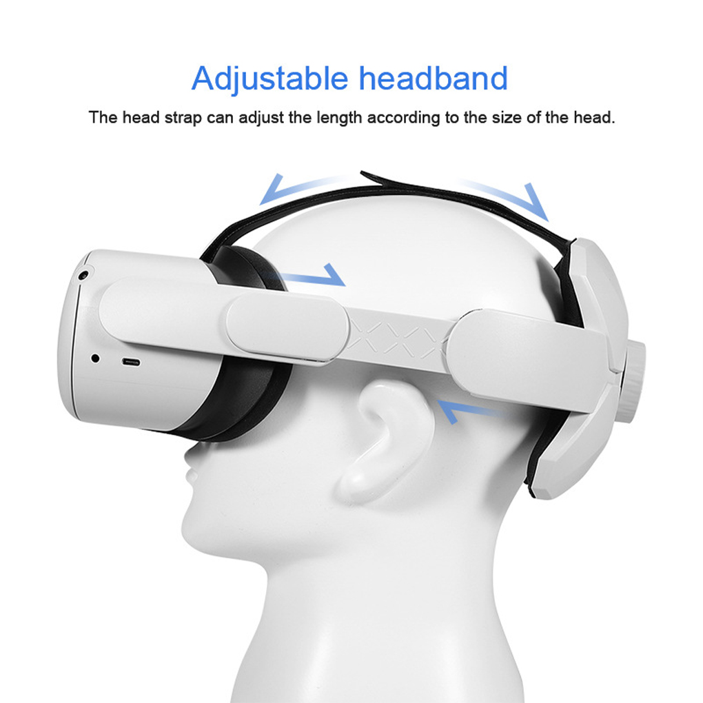 Vr Head Strap Voor Oculus Quest 2 Vr Helm Riem Verstelbare Hoofdband Hoofd Verminderde Druk Vaststelling Riem Voor Quest2 Vr accessoires