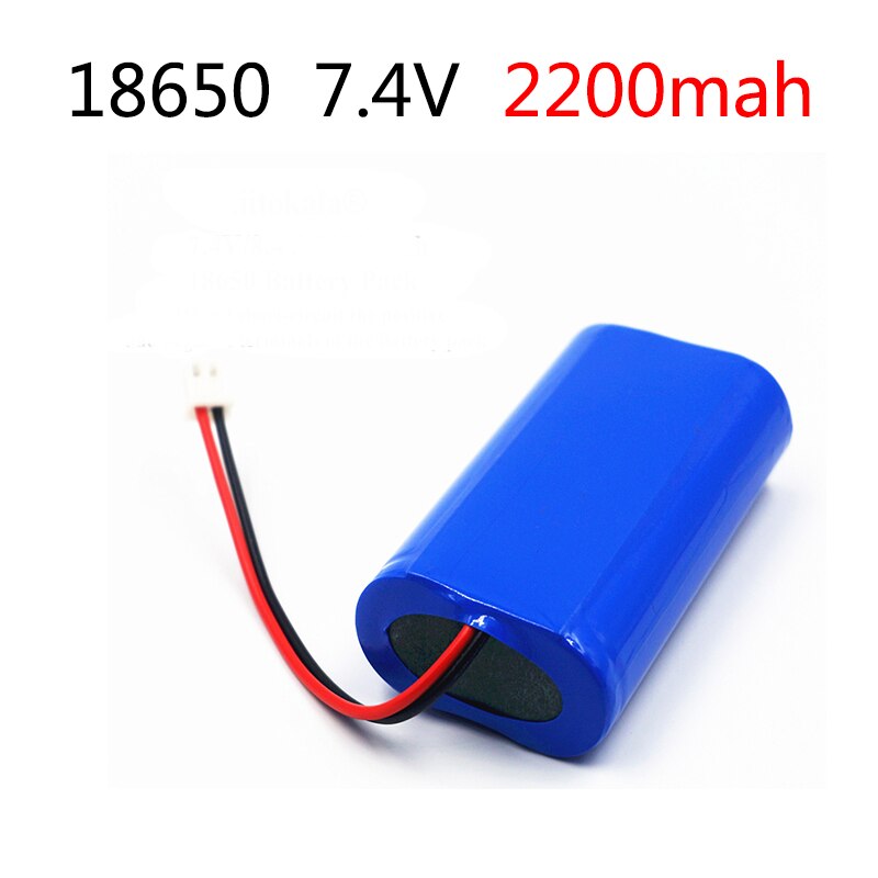 7.4V/8.4V Lithium Batterijen 2200 Mah 7.4 Volt 18650 Li-Ion Hoge Ontlading Batterij Voor Riem Lader/Luidsprekers/Robot/ Tools Lofzang
