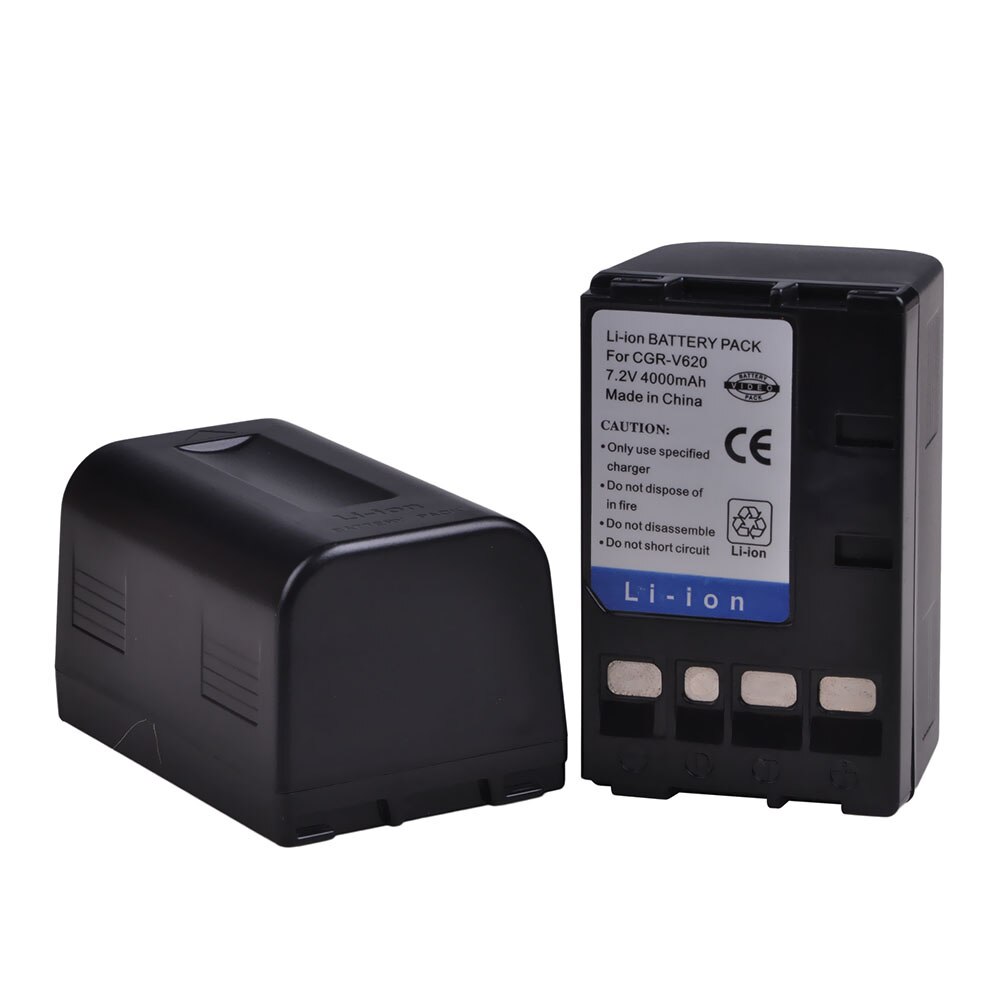 Batería de CGR-V620 PowerTrust CGR-V14S para cámara de CGR-V610, 1x4000mAh, para Panasonic V610 V620 CGR-V26S NV-RX14 NV-RX17