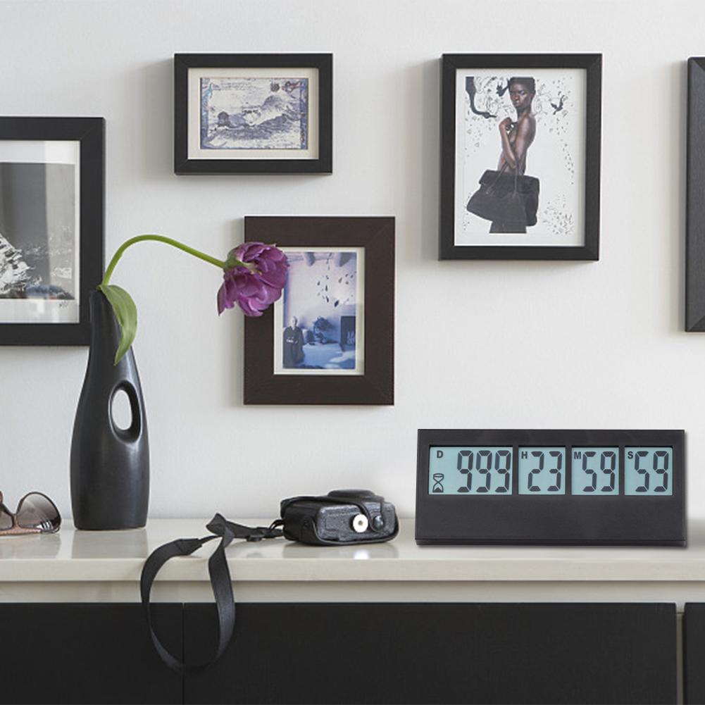 999 Days Countdown Clock LCD Digital Screen Lab Kitchen Timer Event Reminder For Wedding Retirement Lab Cooking Kitchen Watering