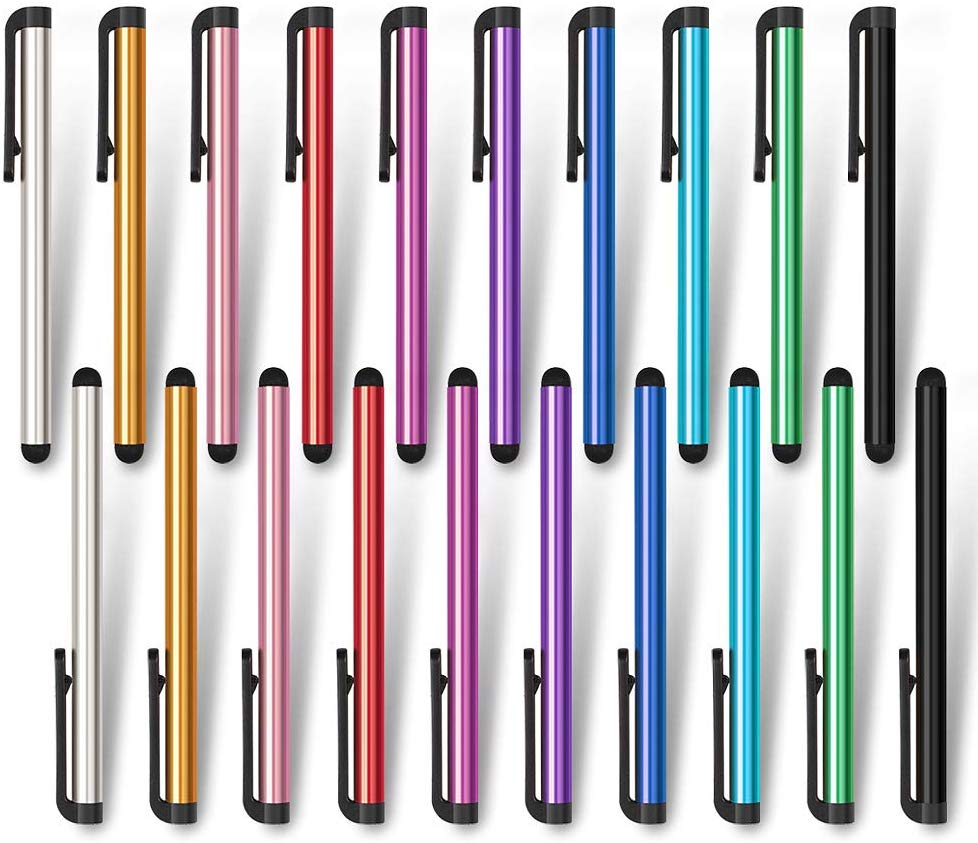 50 teile/los Kapazitive berühren Bildschirm Stift Kuli für IPhone IPad IPod berühren Anzug für Andere Clever Telefon Tablette Metall Stift bleistift