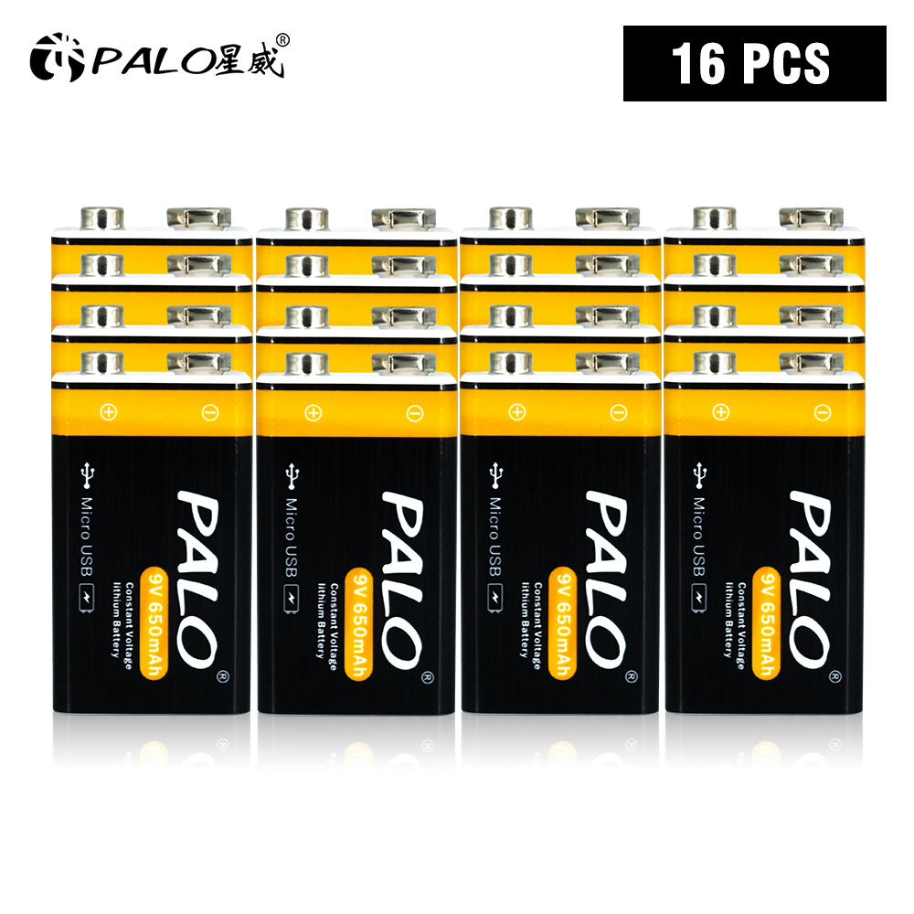 9V battery micro USB 9 Volt li-ion Rechargeable Battery 6F22 9V Li ion Lithium Battery for RC Helicopter Model Microphone Toy