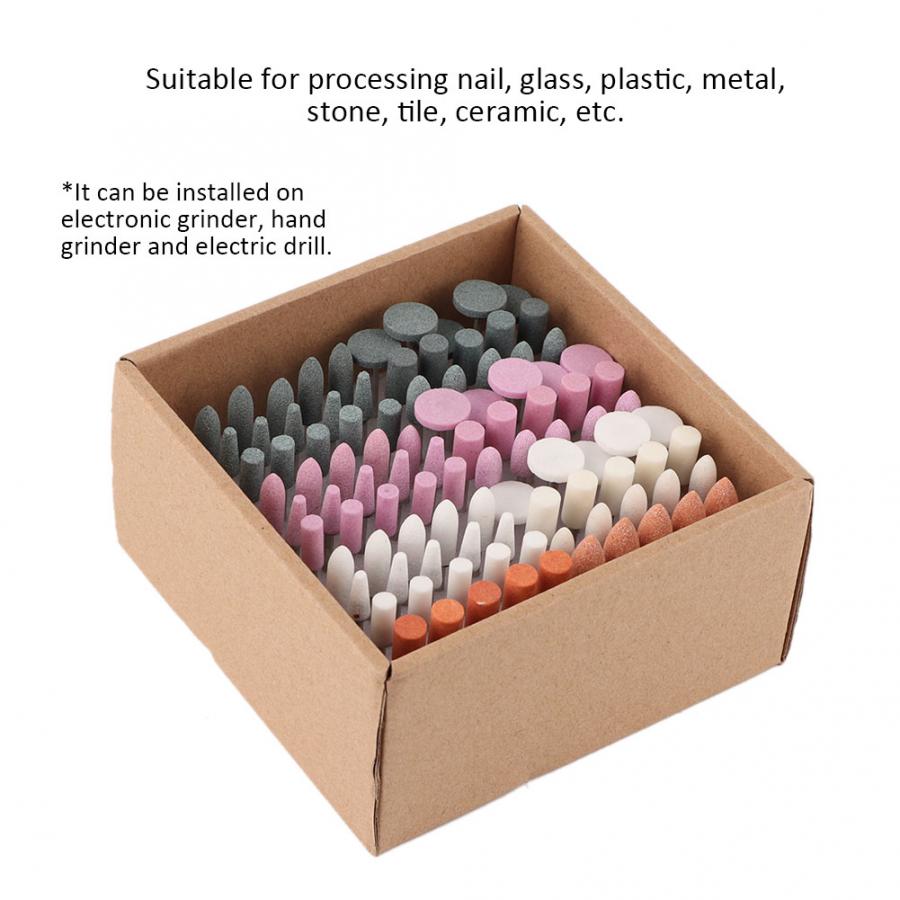 Jeu de mèches pour ponceuse à ongles électrique professionnelle, outil de manucure et pédicure, polissage, meulage, accessoire, Machine, 100 pièces