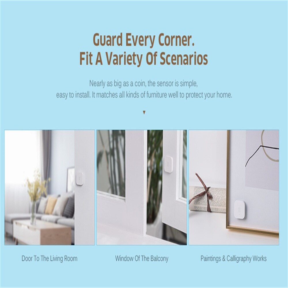 Aqara Vibration Sensor Sleep Valuables Alarm Monitor Detection Shock Motion Zigbee Support Xiaomi Mijia Smart Home Original