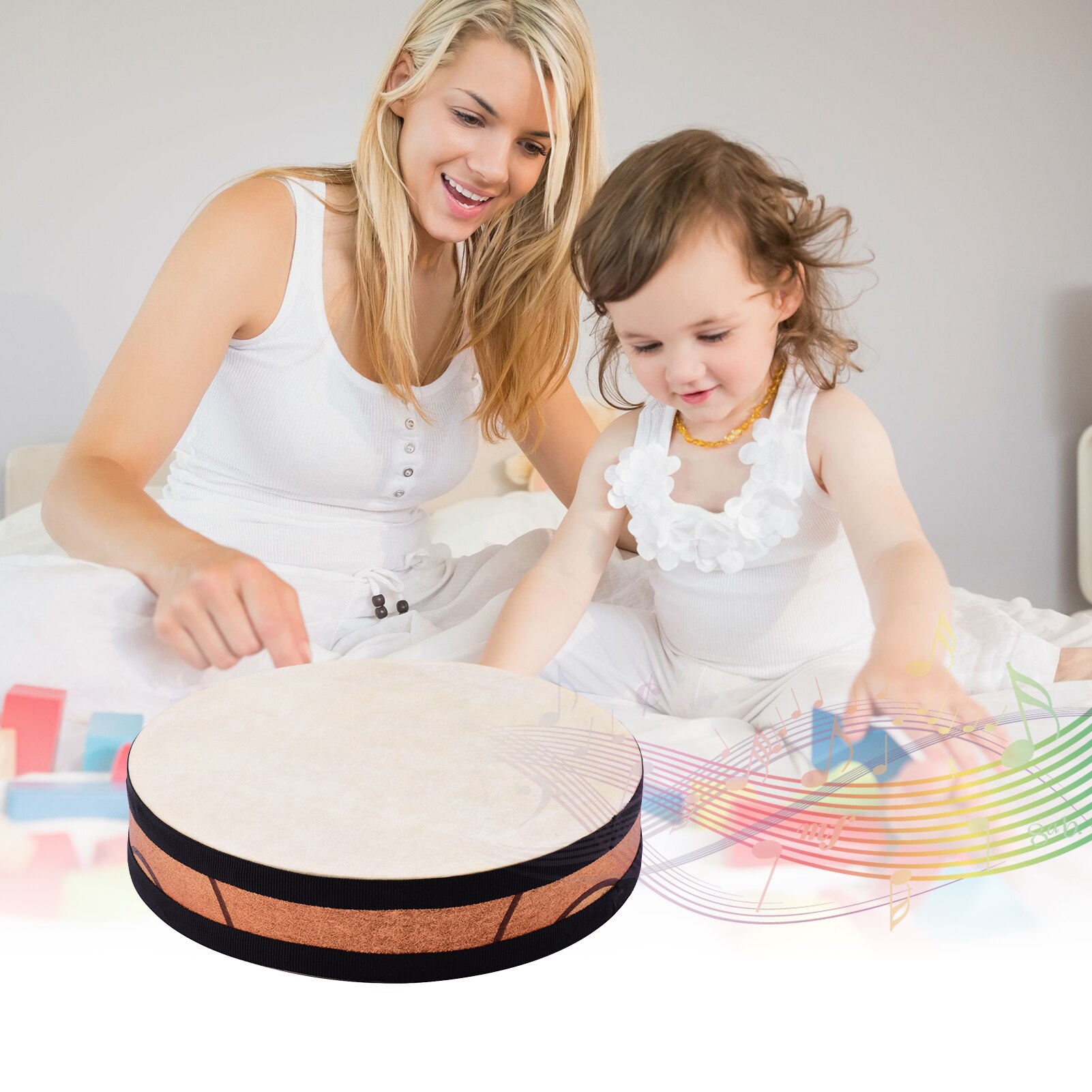 Ocean Drum Houten Handheld Sea Wave Drum Percussie Instrument Gentle Sea Sound Musical Learning