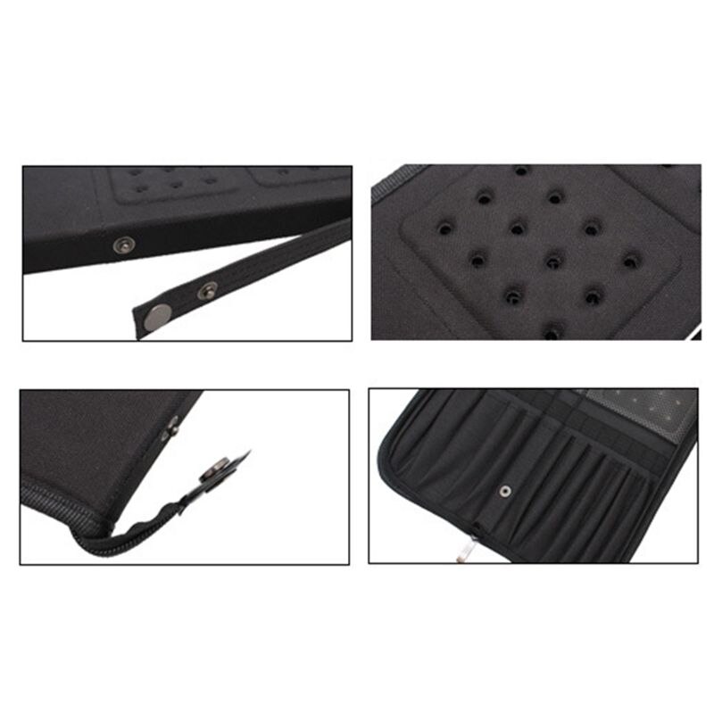 Estuche de pinceles de pintura para artista , soporte de pinceles con cremallera para pincel de acuarela acrílico al óleo