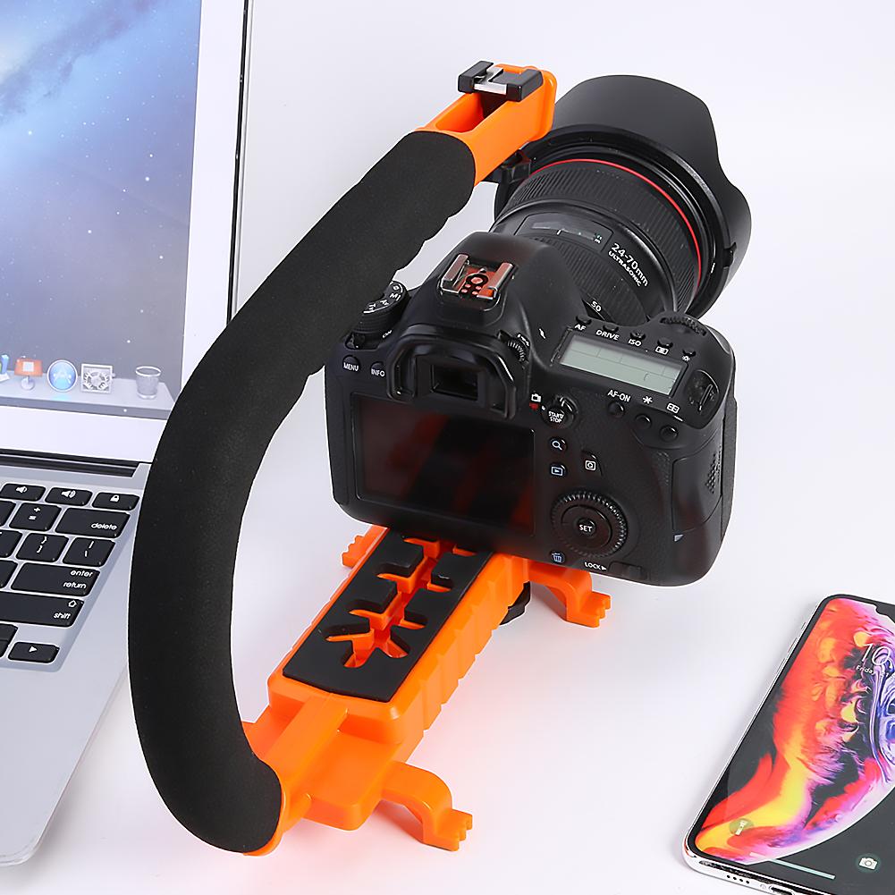 C/U geformt Video Handheld Stabilisator Kamera Griff Griff für DV Camcorder DSLR oben Heißer Stiefel Clevere Platzierung