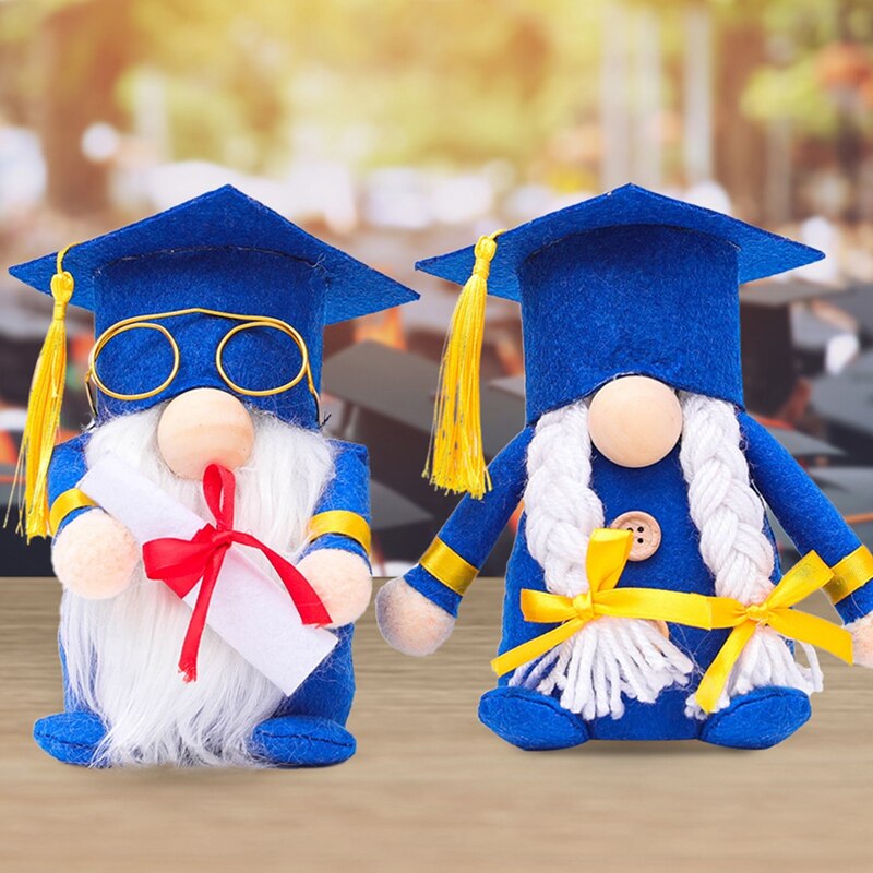 Graduation Gnomes Plush Grad Swedish Plush Gnome For Graduation Decorations Graduation Ceremony Of Party Table Decors