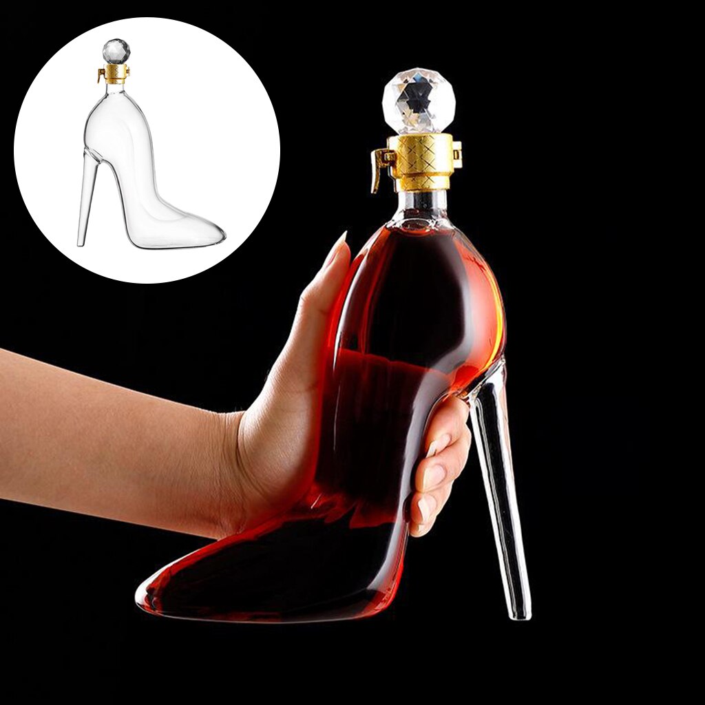 Hoge Hakken Vorm Whisky Karaf Luxe Wijn Fles Drank Dispenser