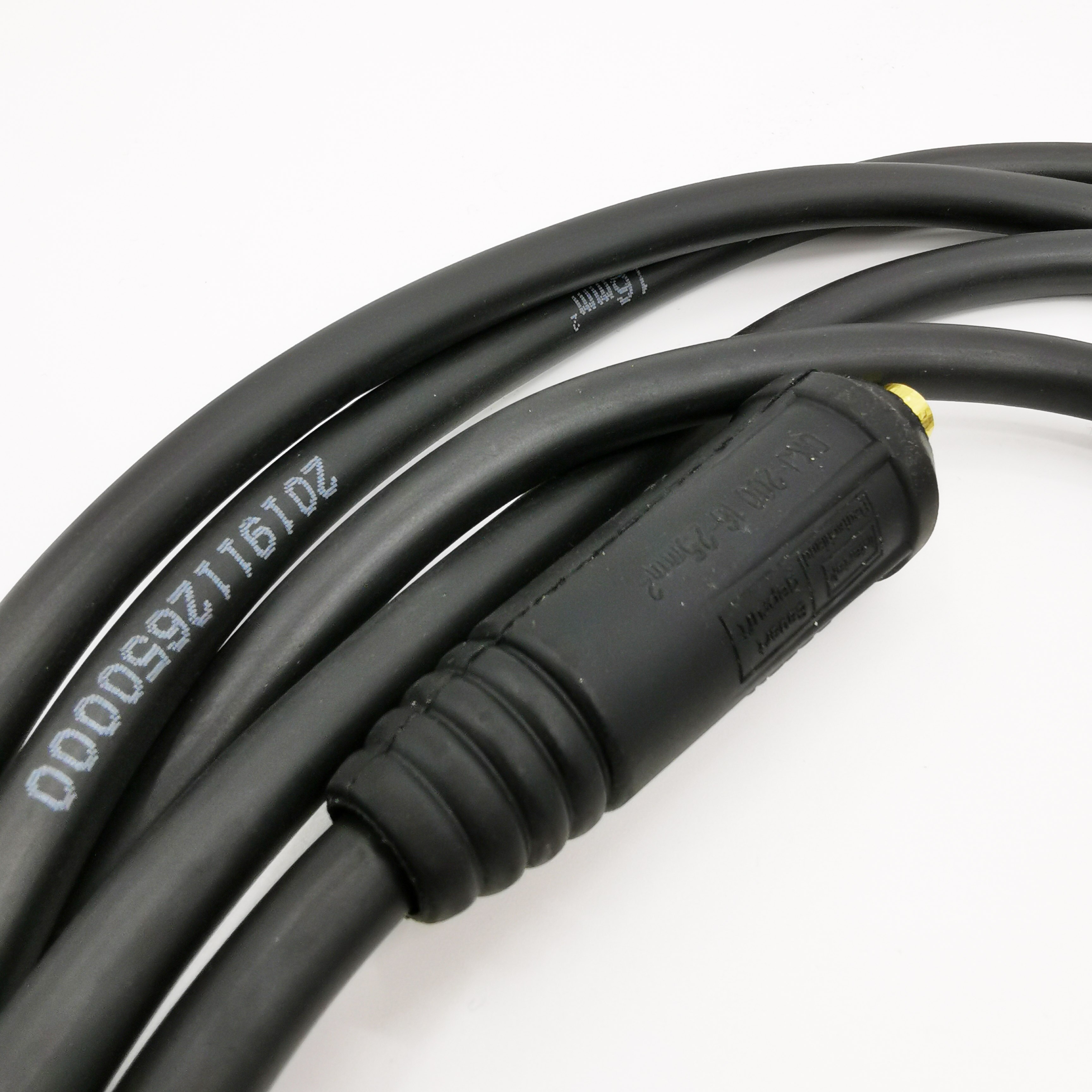 Welding Machine 300A Earth Clamp with 16mm2 3M Cable and Cable Connector Male Plug DKJ10-25