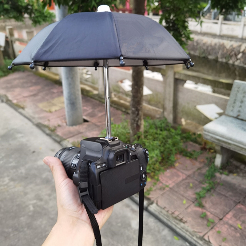 DXAB DSLR Kamera Regenschirm Sonnenschirm Universal- Heißer Schuh Abdeckung Montieren Sonnenschirm Regen Halfter
