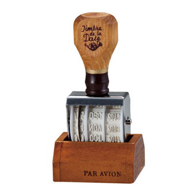 Wooden handle date DIY stamp DIY wooden rubber stamps for scrapbooking stationery standard stamp: 02 Yellow