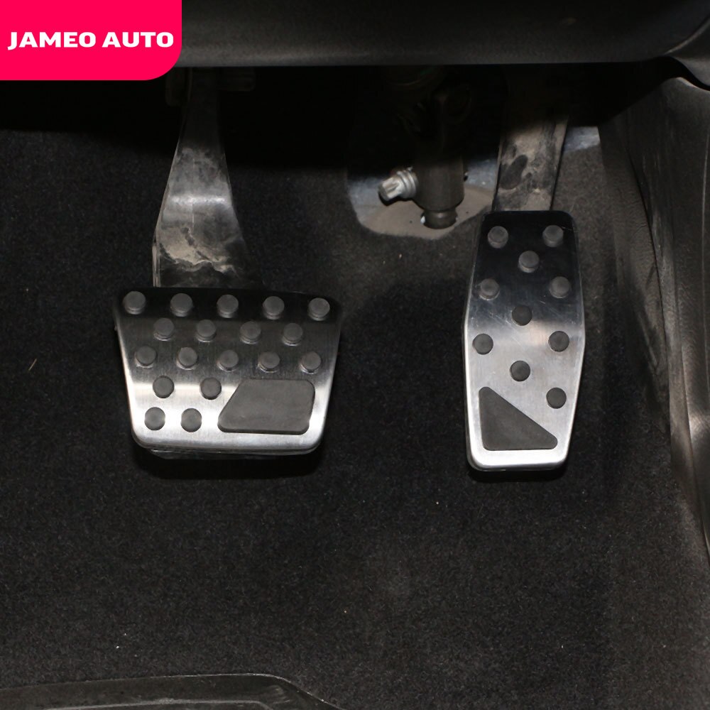 Jameo Auto Car Pedals Fit for Fiat 500 X 500X - Auto Gas Pedal Brake Pedal Cover Rest Pedale Accessories