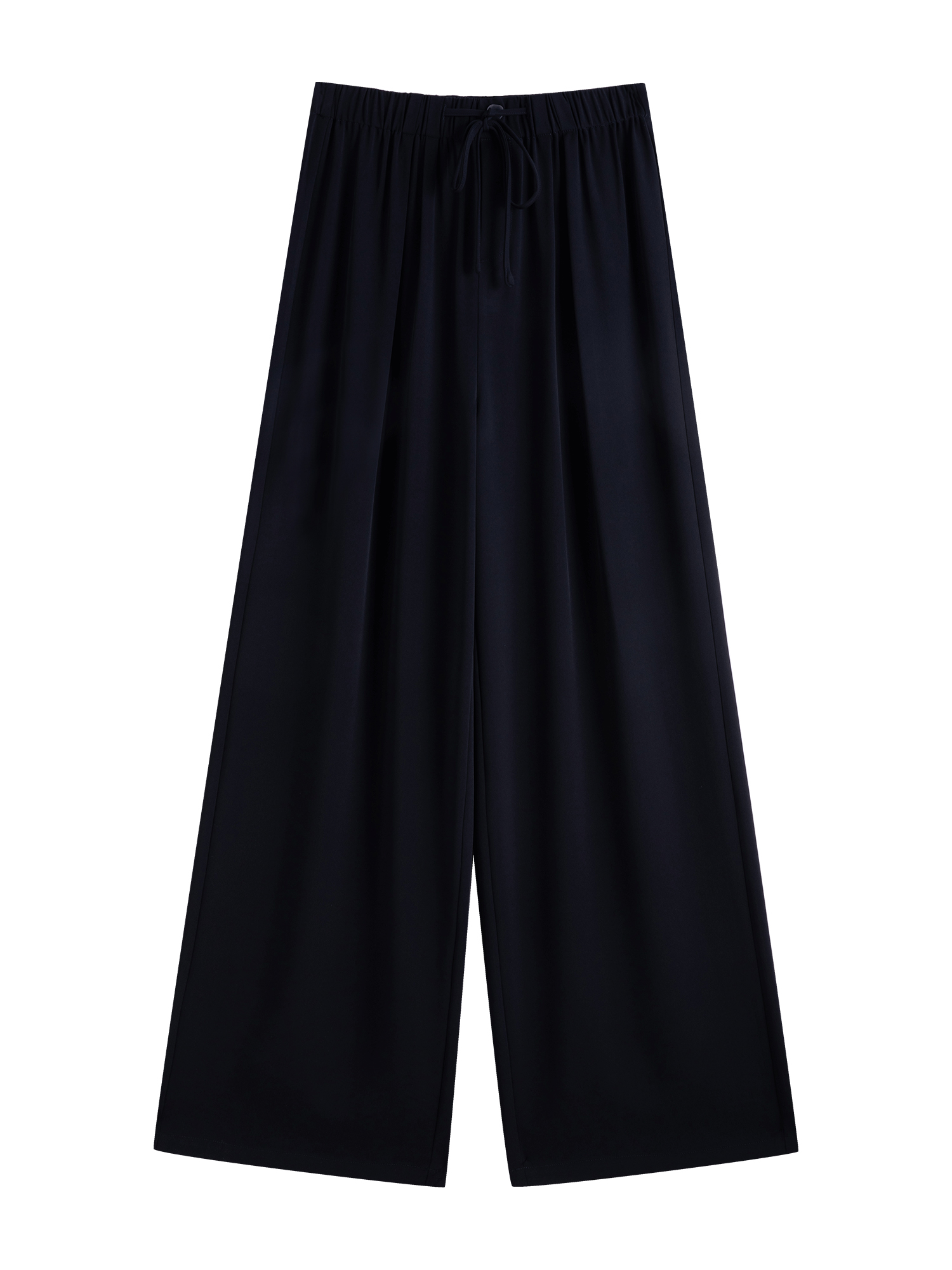ZIQIAO UV-Schutz Kühlhose SS25 zierlich Schlauch mit weitem Bein Schnelltrocknende, luftige Strandhose Sommer Erholungsort Outfit Y2K Ästhetik: M / Schwarz