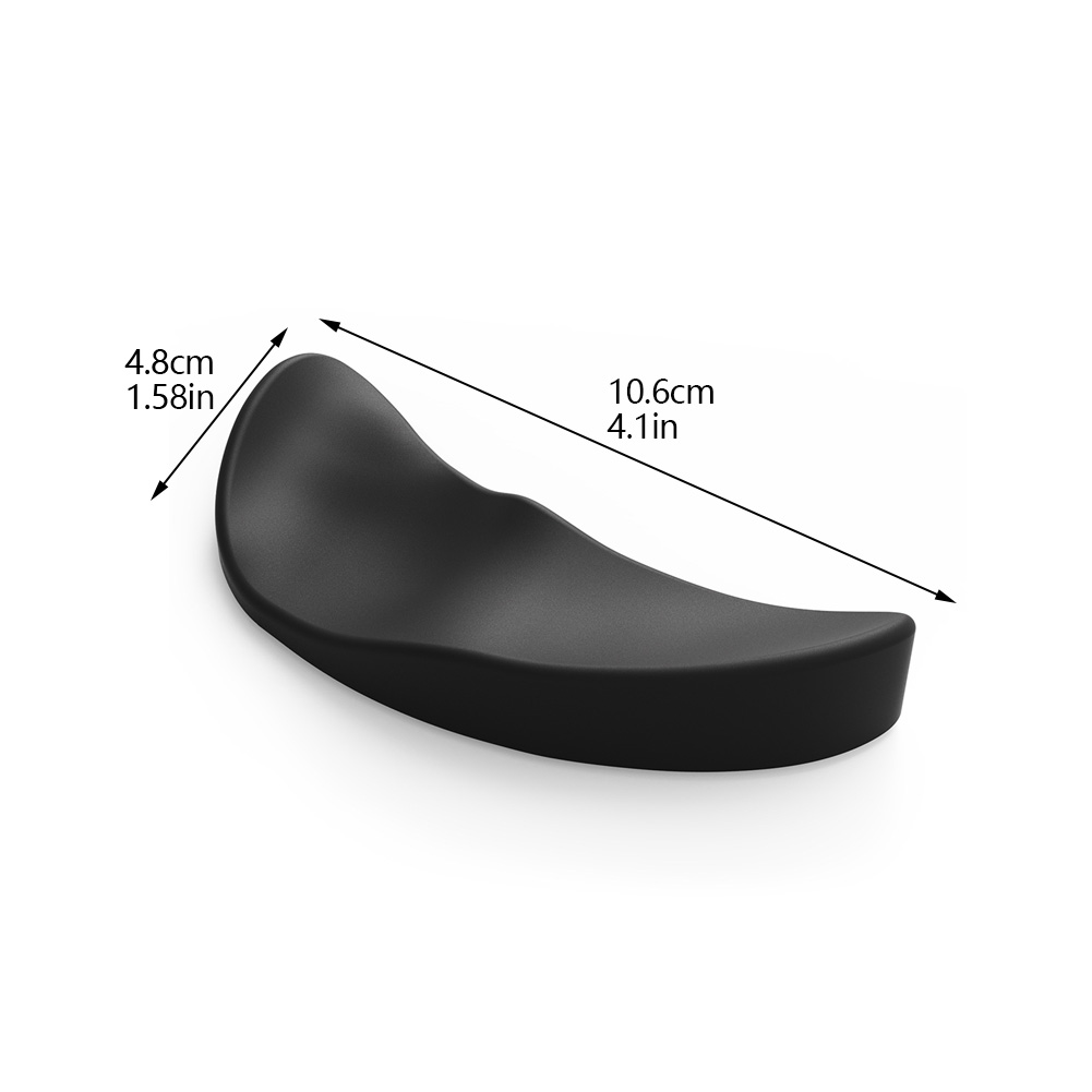 Left/Right Hand Ergonomic Mouse Pad Wrist Pad Silicon Gel Non-slip Streamline Wrist Rest Support Mat for Office Gaming PC