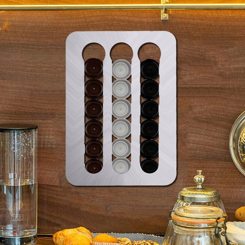 Koffie Capsule Houder Stander Voor Dolc Gusto Capsule Opbergrek Muur Opslag Beugel Kan Tegemoet 18