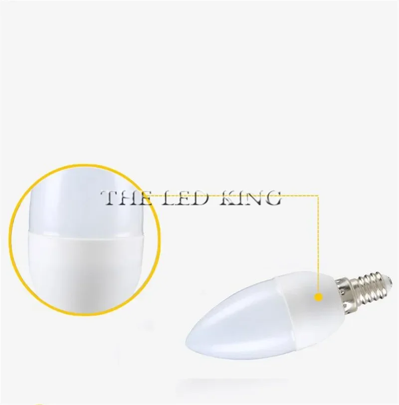 1X 5W 7W 9W Led Candle Bulb E14 220V Save Energy spotlight Warm/cool white chandlier crystal Lamp Ampoule Bombillas Home Light