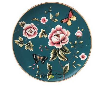 Creatieve Woonkamer Opknoping Plaat, Lucky Elanden Keramische Opknoping Plaat, Muur Decoratie Drie-Dimensionale Hanger Handwerk Plaat: 014