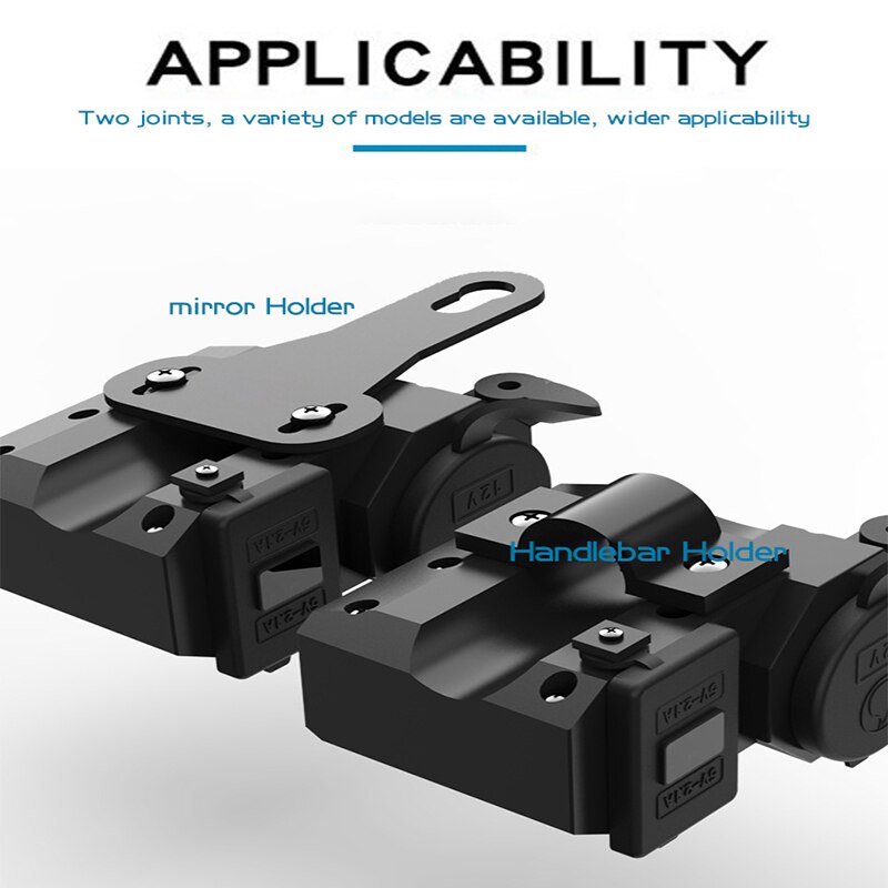 Waterdichte Universele Elektrische Auto Usb Oplader Motorfiets Sigarettenaansteker Moto Dual Usb Gezamenlijke Mobiele Mobiele Telefoon Oplader