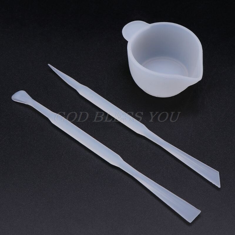 Juego de utensilios de resina epoxi para hacer joyas, juego de moldes de silicona para hacer bisutería, accesorios hechos a mano, 1 Juego: 2