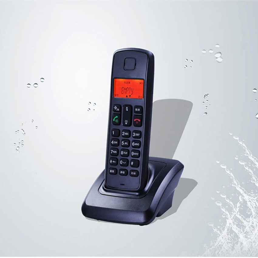Expandable Cordless Phone with Caller ID/Call Waiting, Keypad Lock, Hands-free Speaker, 1 Cordless Handset, Multiple Languages
