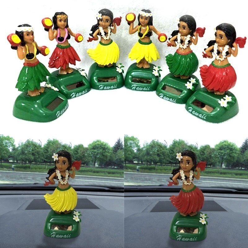 Car Mobile Solar Dance Hawaii Miss Animal Swing Animation Bubble Dancing Car Zt040732 / v055